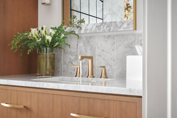 Levoir® | Widespread Lavatory Faucet with High Spout - Less